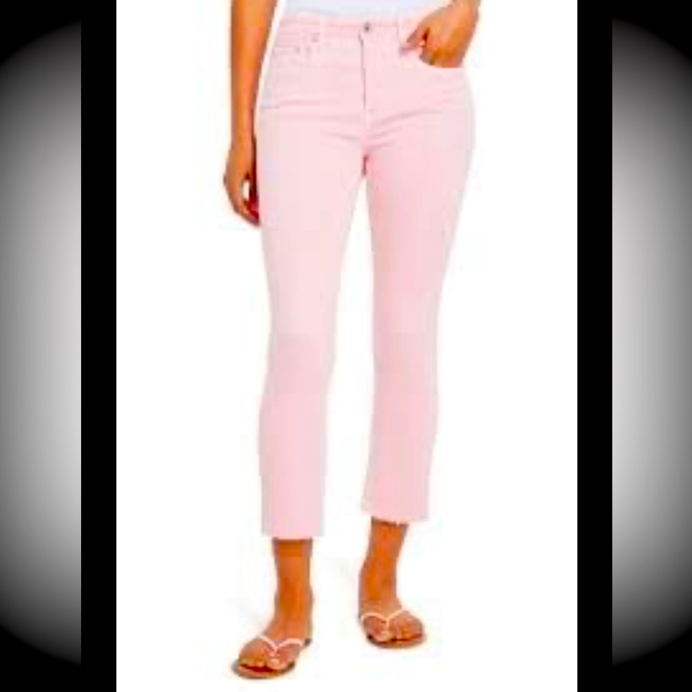 NWT -Vineyard Vines Jeans Womens 29. Pink High Rise Candiani denim size 29
